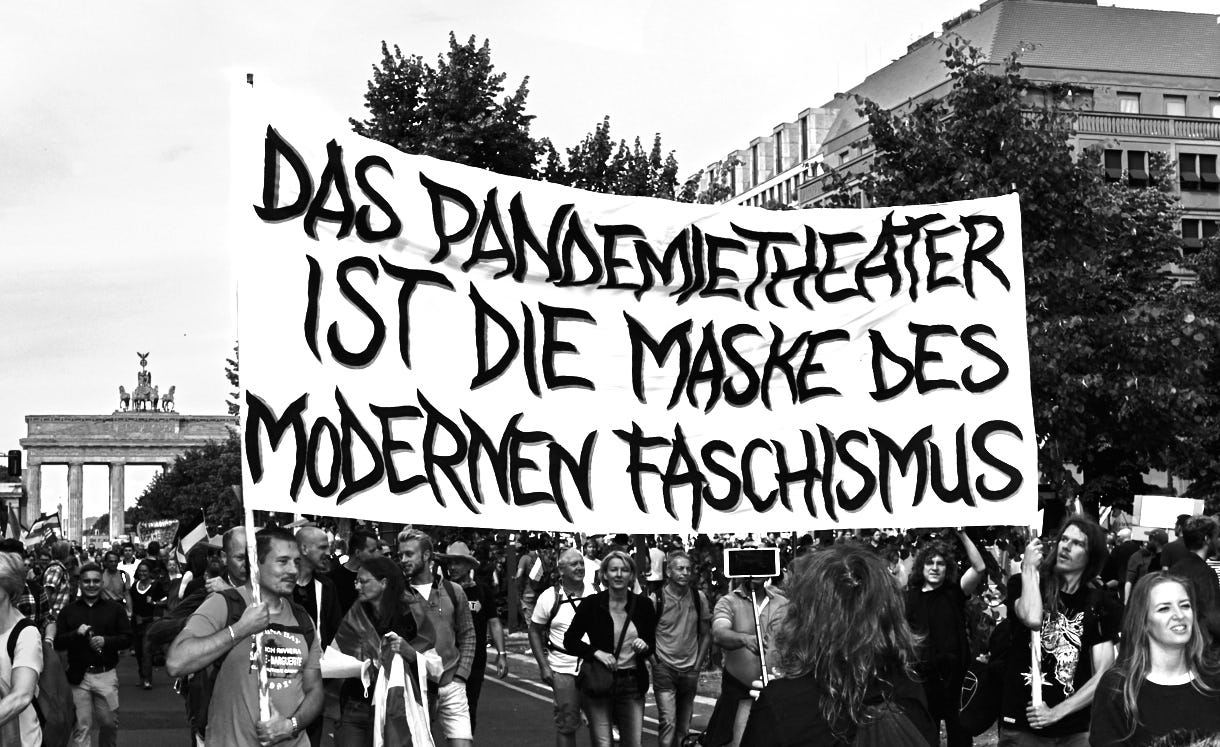 Bild von H.Schiele von der großen Querdenken-Demonstration am 29. August 2020 in Berlin