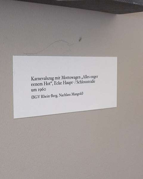 Dauerausstellung historischer Fotografien der Region in der Bensberger Traditionsgaststätte 'Klausmann', Kölner Straße 100, 51429 Bergisch Gladbach