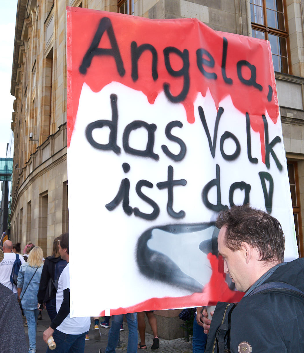 Bild von H.Schiele von der großen Querdenken-Demonstration am 29. August 2020 in Berlin