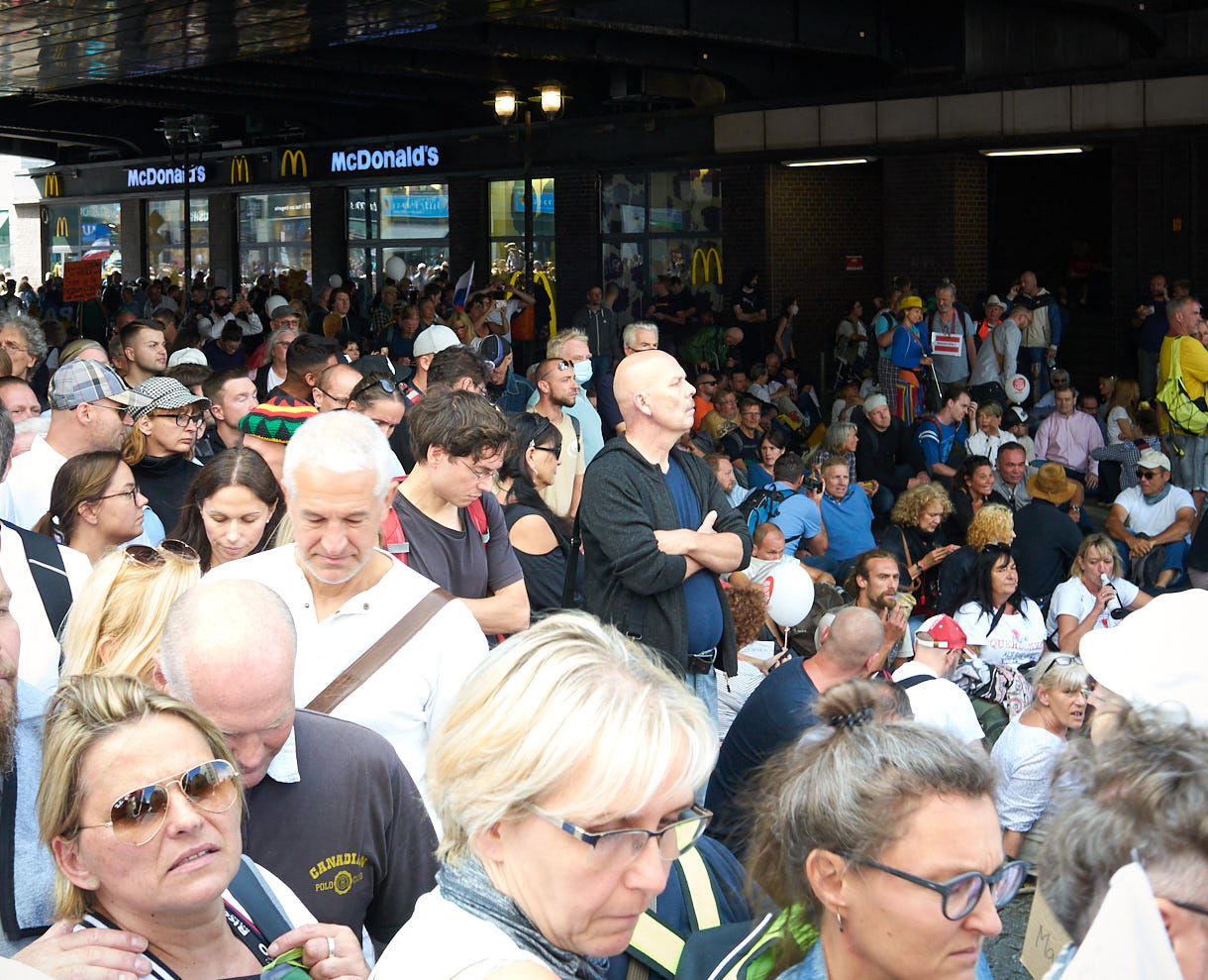 Bild von H.Schiele von der großen Querdenken-Demonstration am 29. August 2020 in Berlin