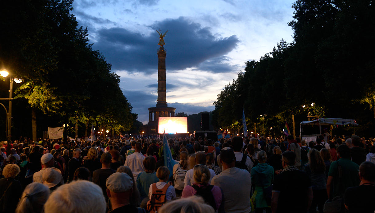 Bild von H.Schiele von der großen Querdenken-Demonstration am 29. August 2020 in Berlin