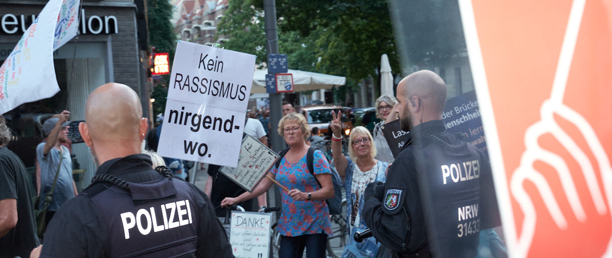 Bild von H.Schiele von der Danke-Demo in Köln am 17. August 2022