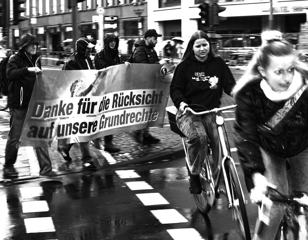 Bild von H.Schiele von der Danke-Demo Köln am 17. August 2022