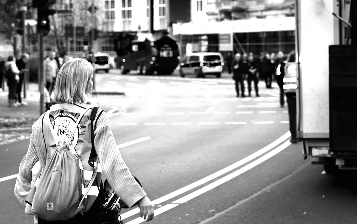 H.Schiele: Bilderserie von der "Europeans United" - Demo in Frankfurt, 22. Oktober 2022