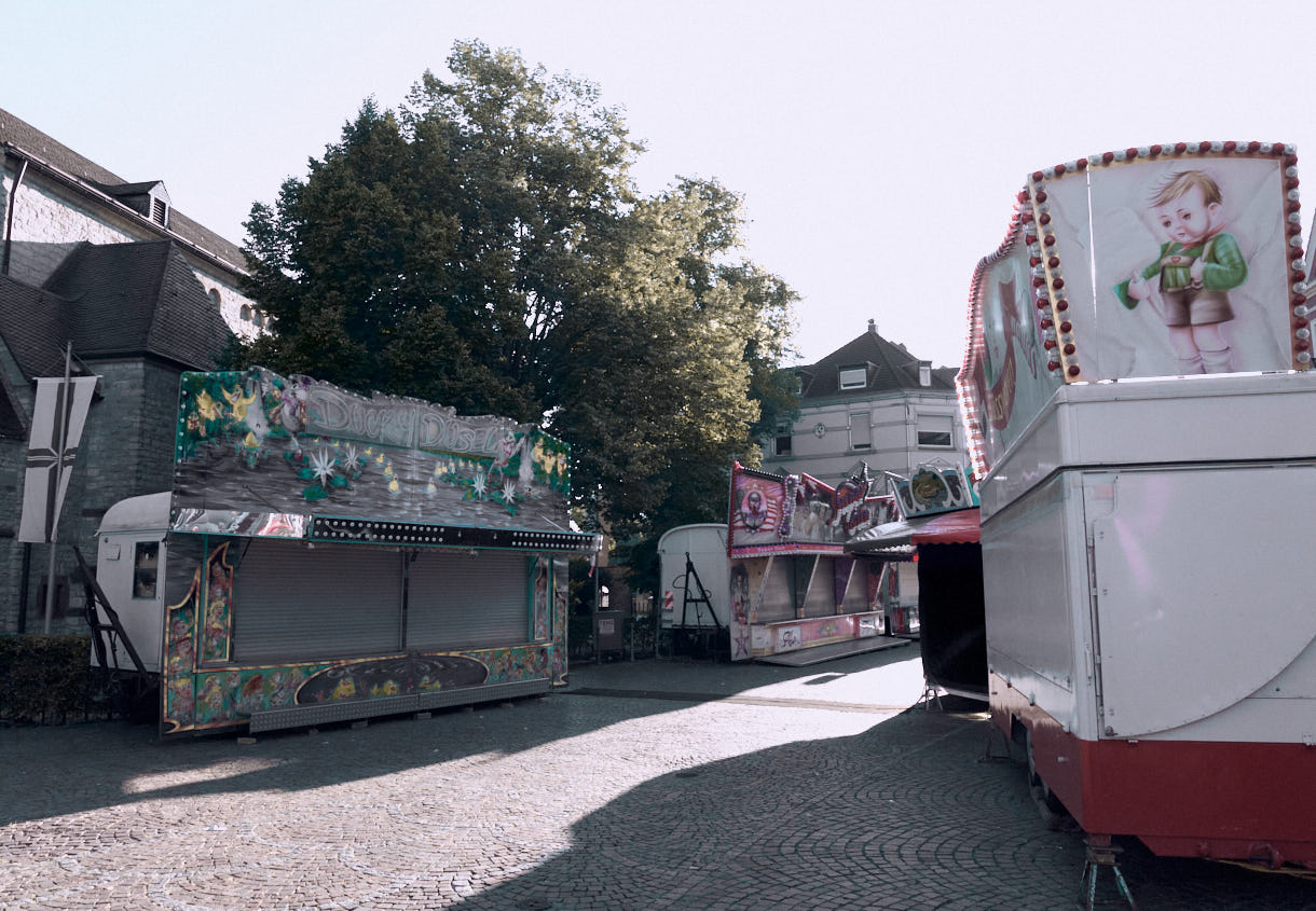 H.Schiele: Kirmes in Bergisch Gladbach, August 2022