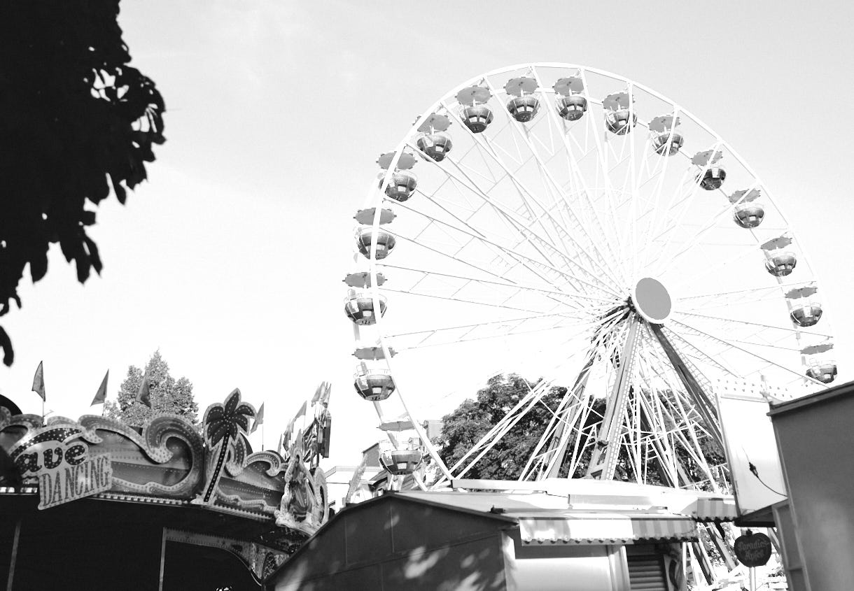 H.Schiele: Kirmes in Bergisch Gladbach, August 2022